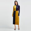 Picture of 2018 Hot New Velvet color matching dress